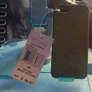 Michael Kors Embossed Black Phone Case Iphone 5